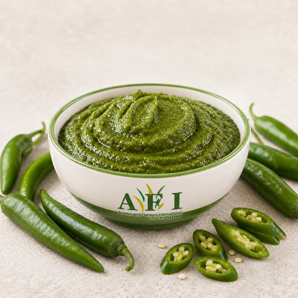 Green Chilli Paste, green chilli paste 220 Kgs / 50 Kgs kg HDPE drum supplier