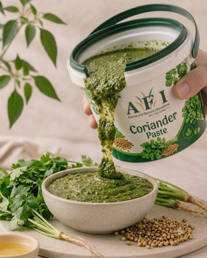 AFI Coriander Paste, bulk export packaging