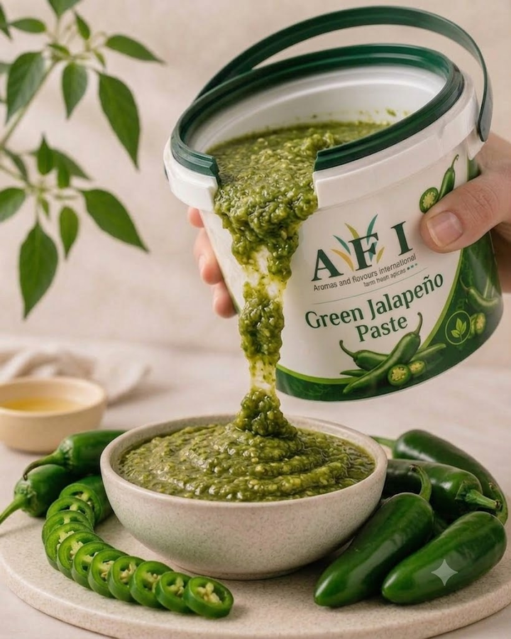 Green Jalapeño Paste, Capsicum Annum L (Jalapeno Cultivar)